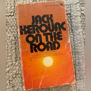 Jack Kerouac "On the Road" Orange Vintage Paperback